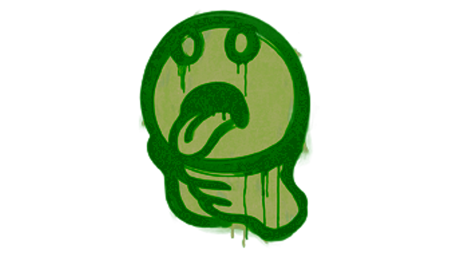 Display for Sealed Graffiti | Choke (Battle Green)