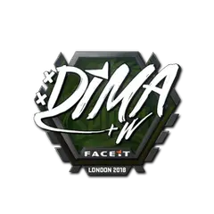 Sticker Dima London 2018
