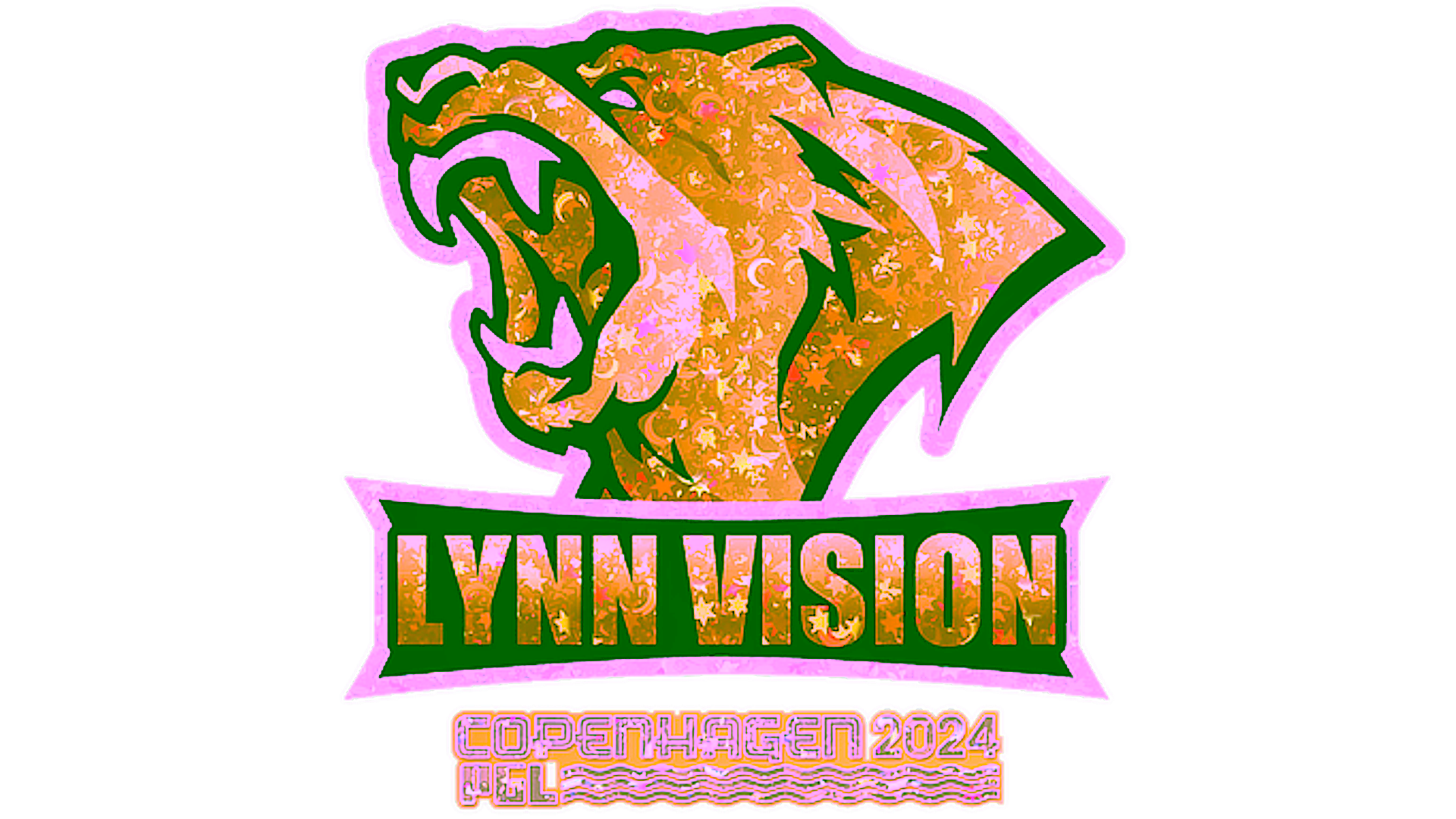 Display for Sticker | Lynn Vision (Glitter) | Copenhagen 2024