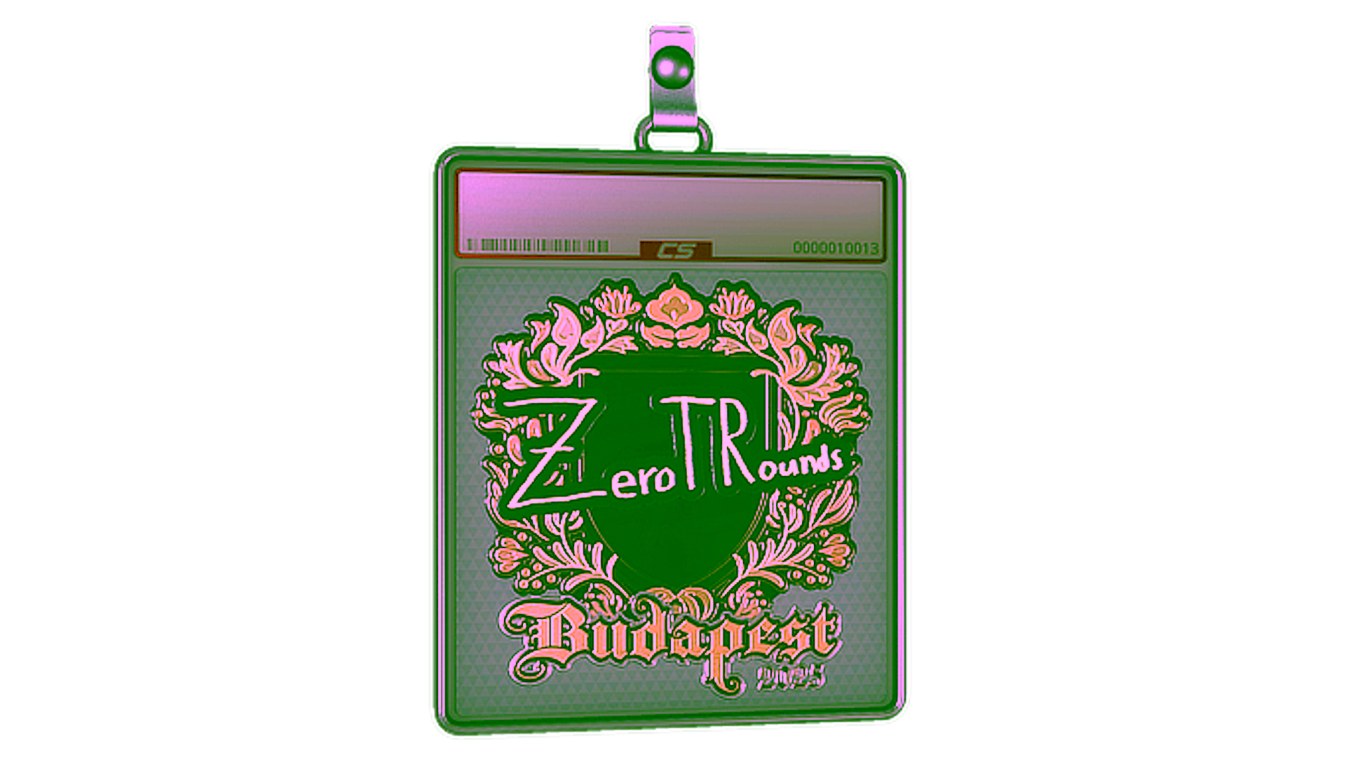 عرض لـ Sticker Slab | ztr (Gold) | Budapest 2025