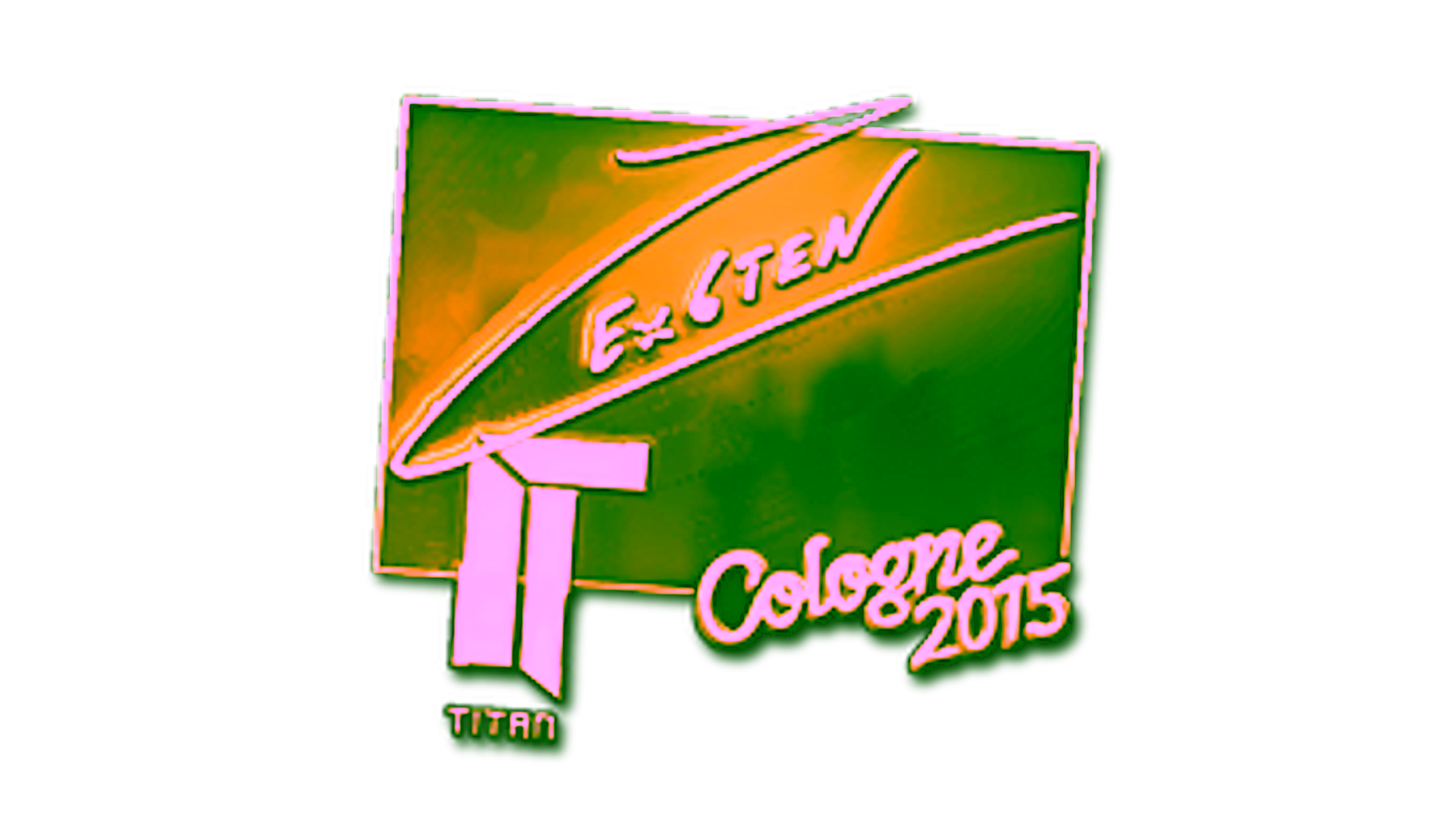 Sticker | Ex6TenZ (Gold) | Cologne 2015 için görüntü