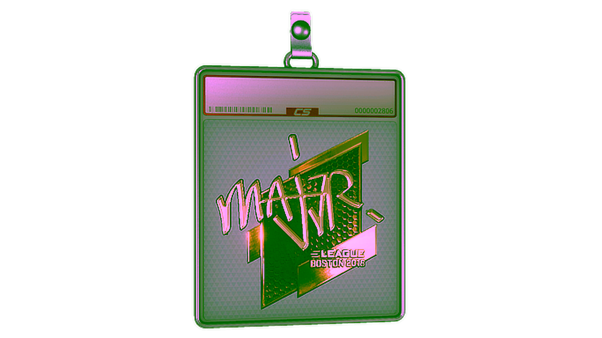 Display for Sticker Slab | MAJ3R (Gold) | Boston 2018