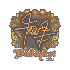 Sticker fEAR Budapest 2025