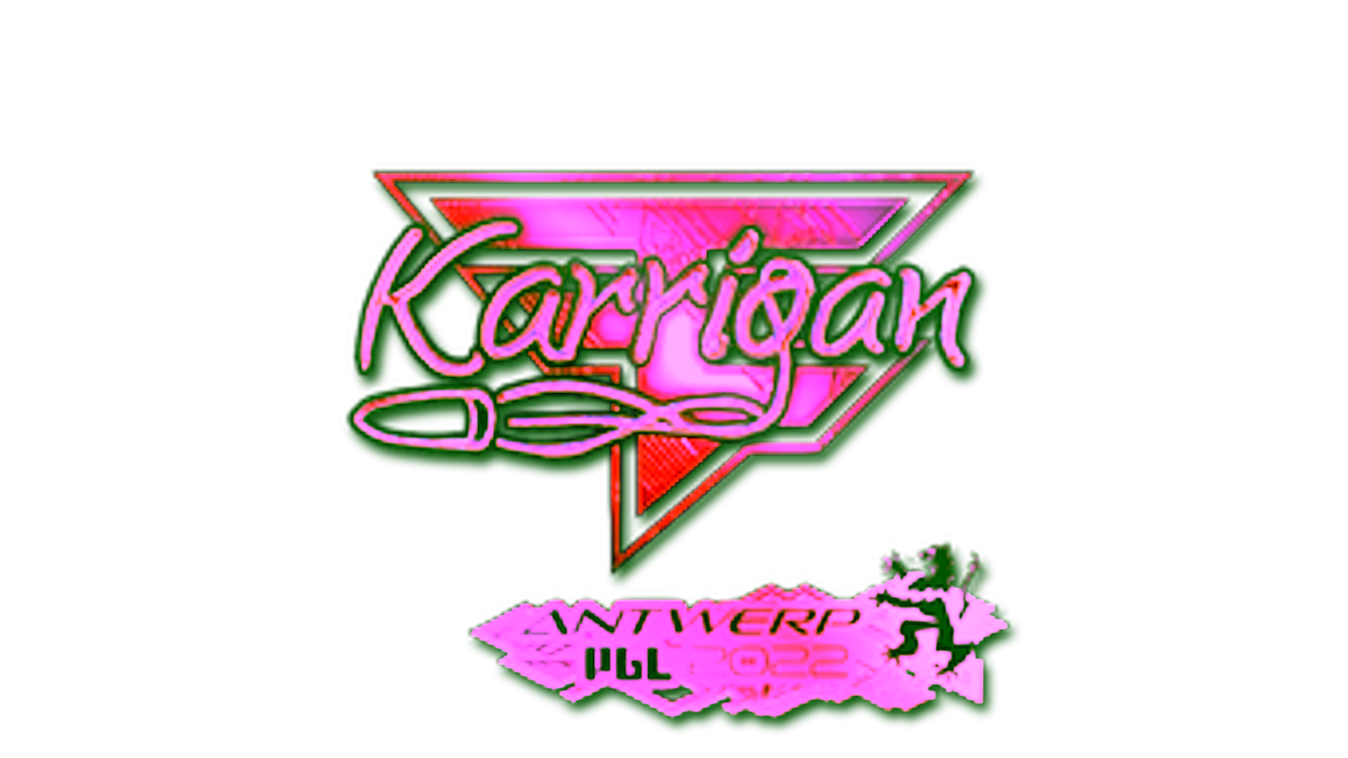 Display for Sticker | karrigan (Holo) | Antwerp 2022