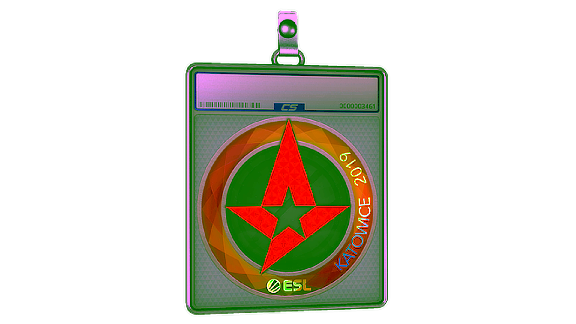 Display for Sticker Slab | Astralis (Holo) | Katowice 2019