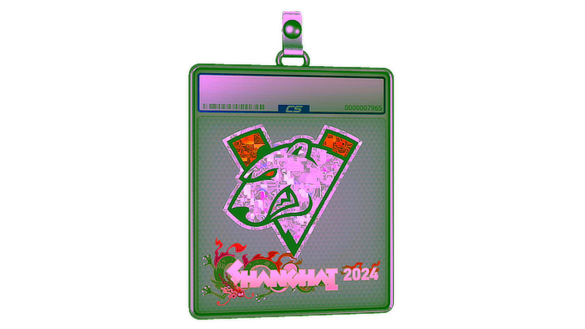 Display for Sticker Slab | Virtus.pro (Glitter) | Shanghai 2024