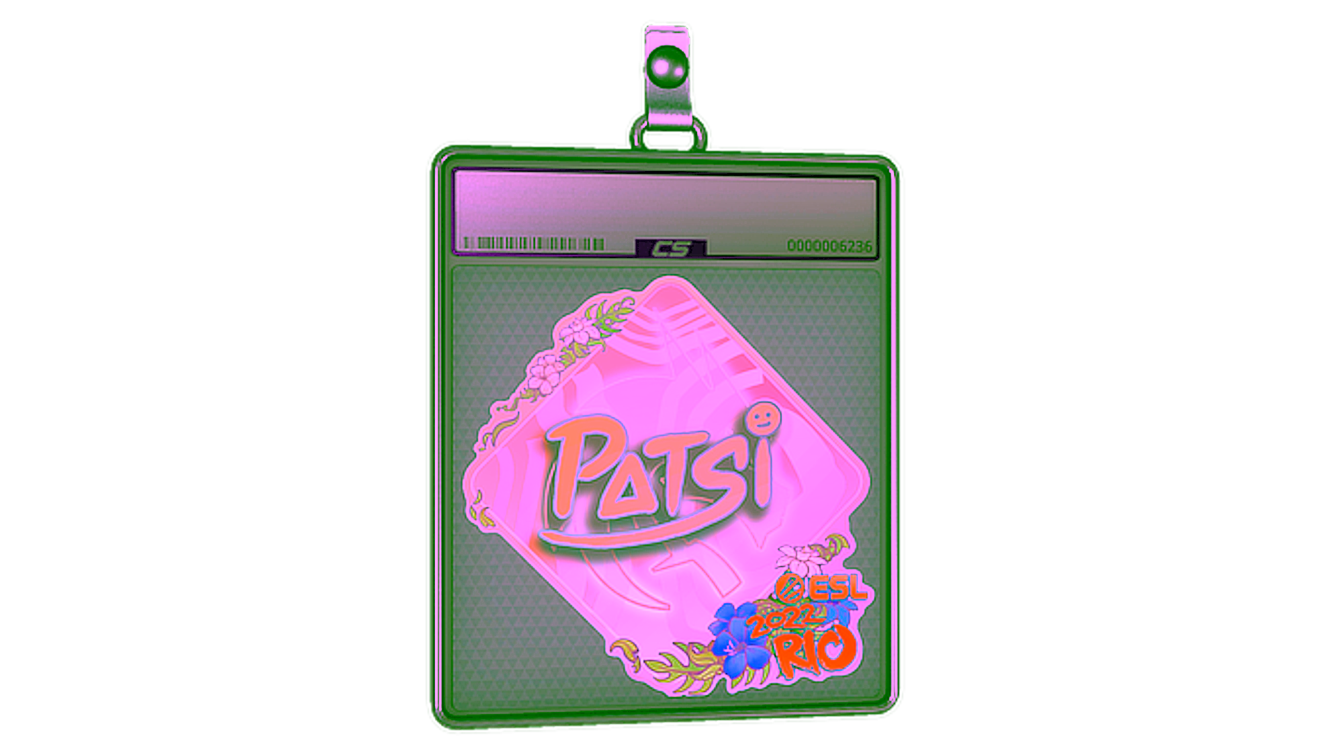 Display for Sticker Slab | Patsi (Holo) | Rio 2022