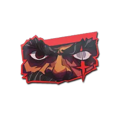 Sticker Seeing Red
