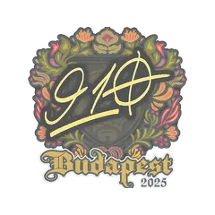 Sticker 910 Budapest 2025