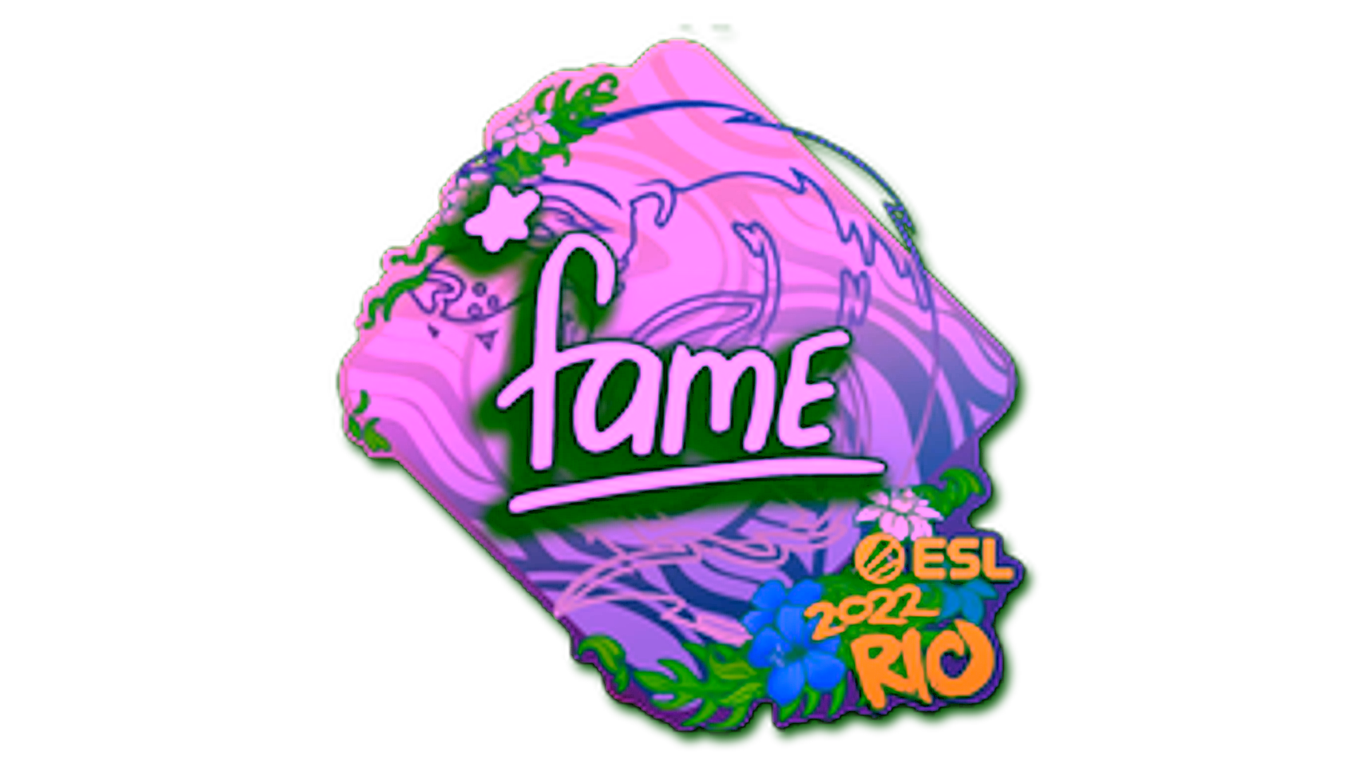 Affichage pour Sticker | fame | Rio 2022