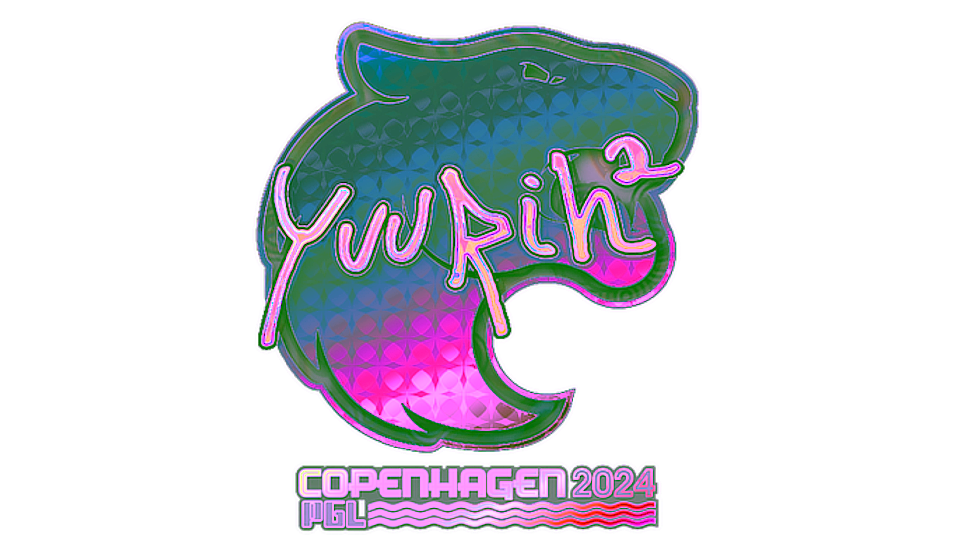Display for Sticker | yuurih (Holo) | Copenhagen 2024