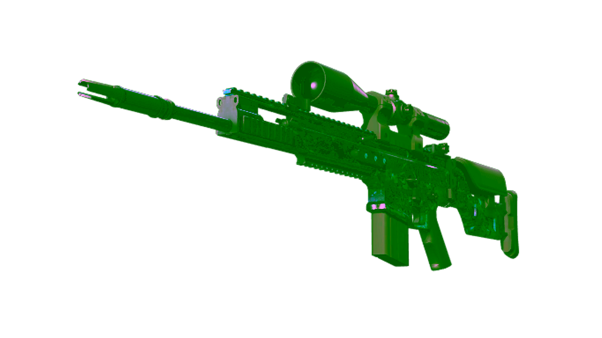 Display for StatTrak™ SCAR-20 | Grotto (Battle-Scarred)