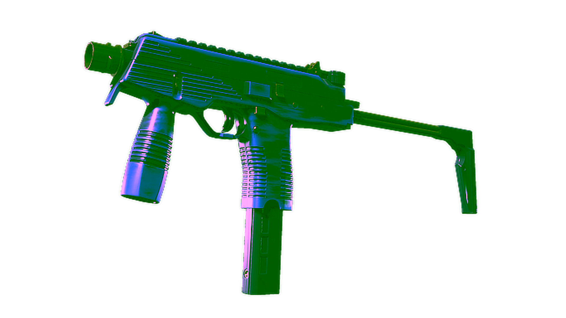 Display for Souvenir MP9 | Buff Blue (Factory New)
