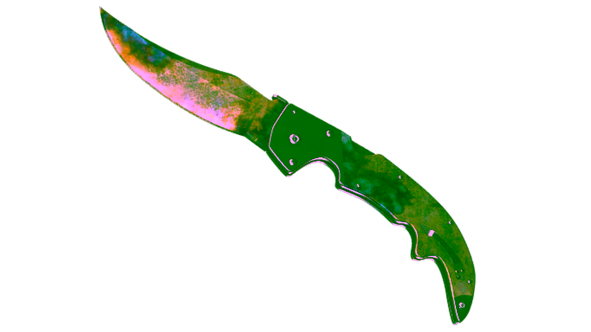Display for ★ Falchion Knife | Case Hardened (Battle-Scarred)