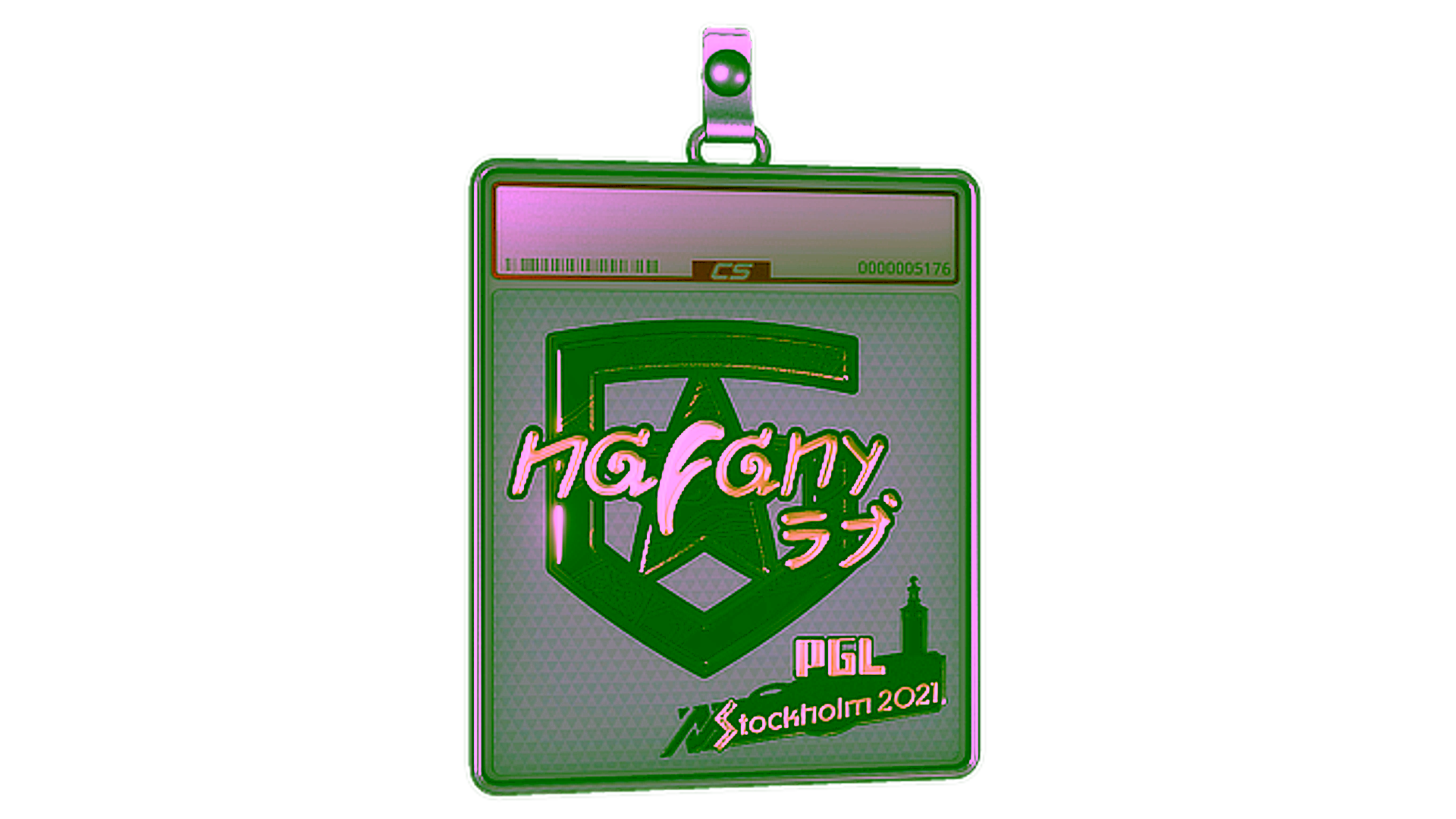 Mostrar para Sticker Slab | nafany (Gold) | Stockholm 2021