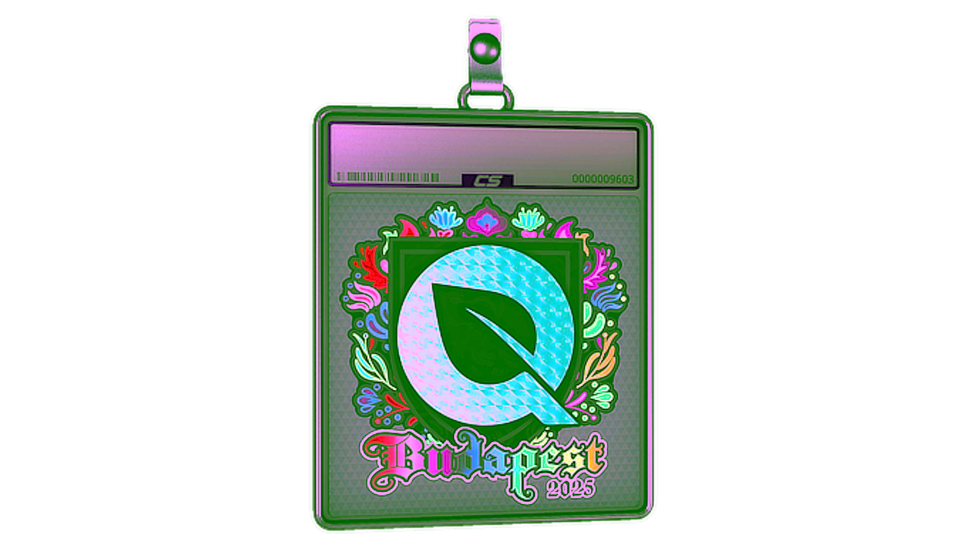 Display for Sticker Slab | FlyQuest (Holo) | Budapest 2025