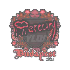 Sticker Mercury Budapest 2025