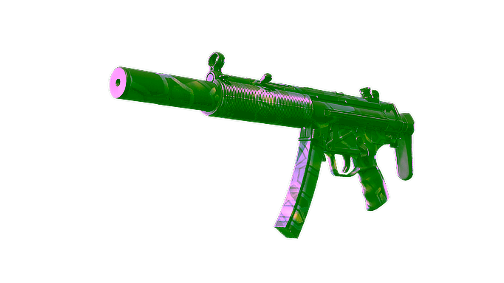 Affichage pour Souvenir MP5-SD | Lime Hex (Minimal Wear)