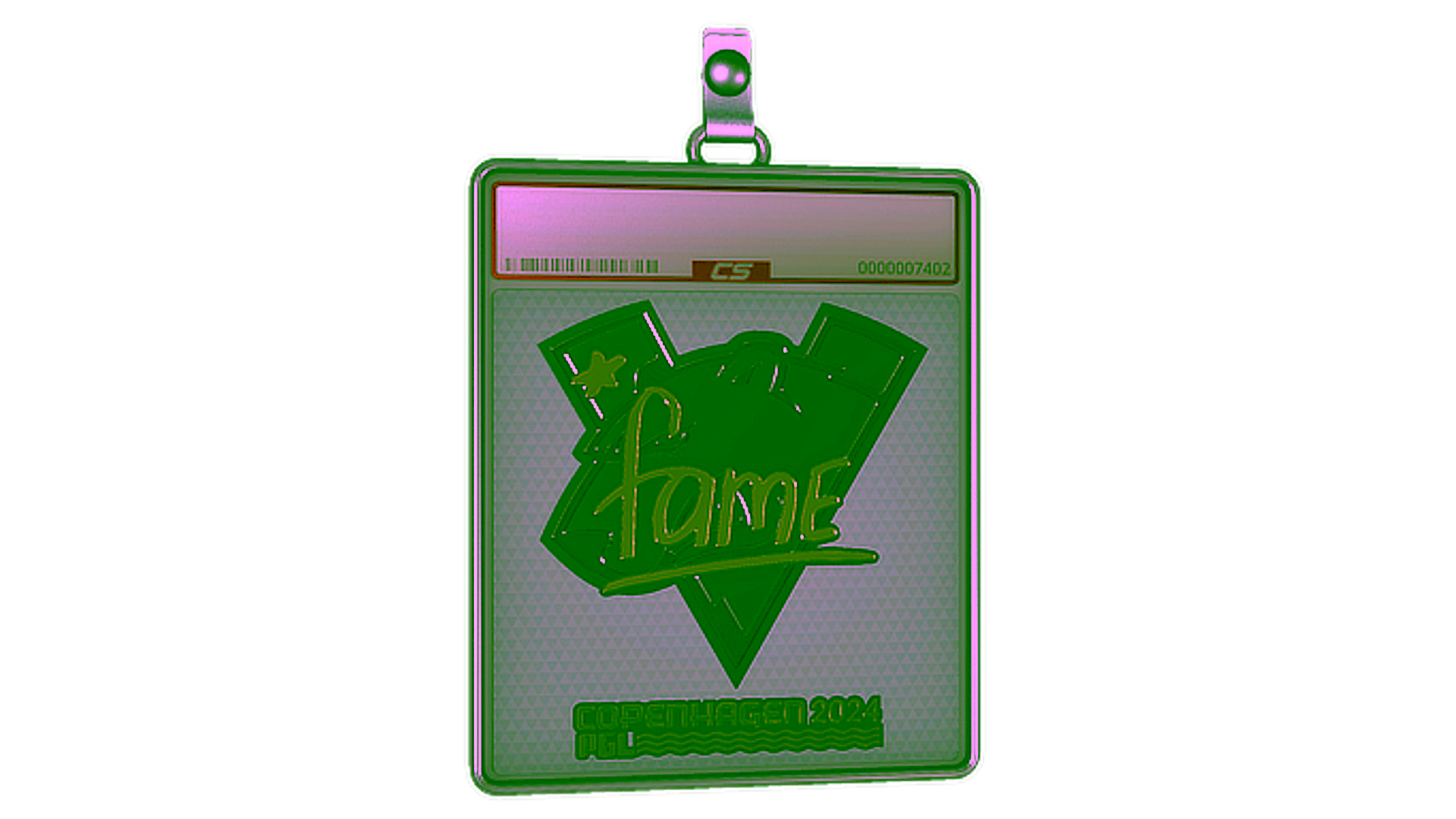 Display for Sticker Slab | fame (Gold) | Copenhagen 2024