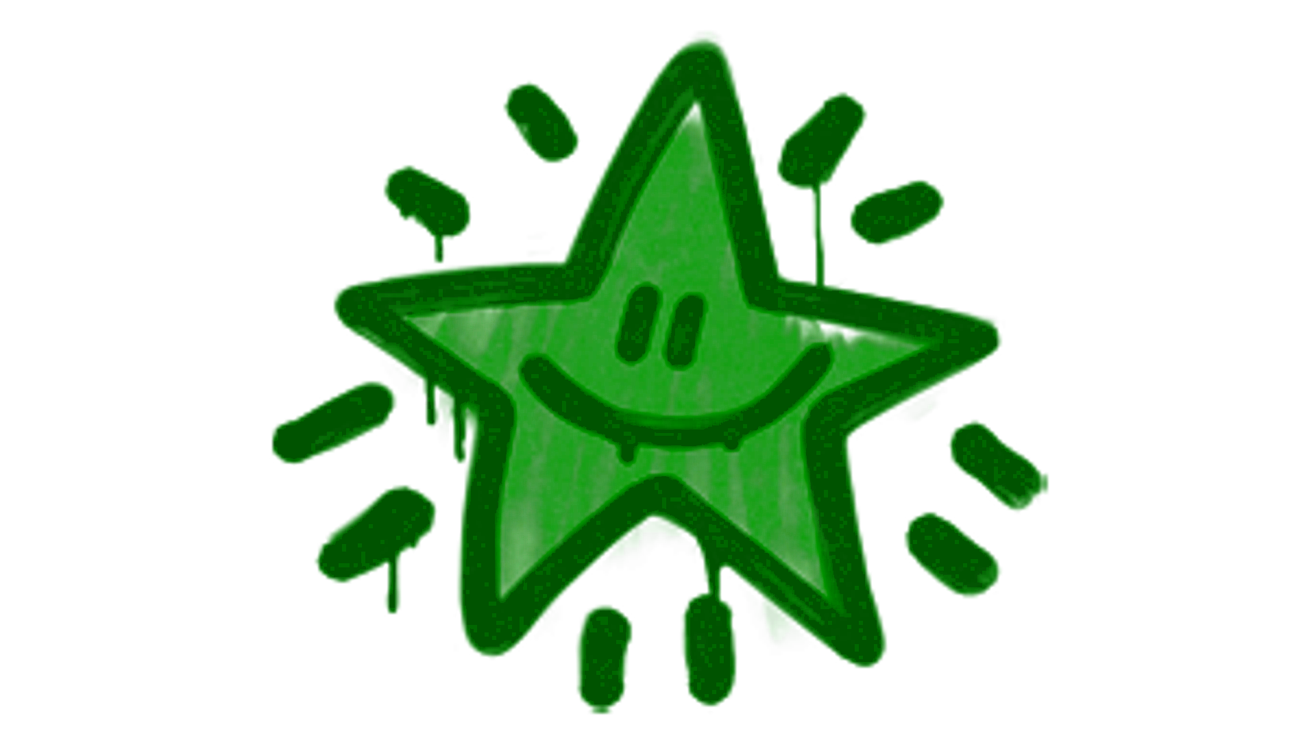 Display for Sealed Graffiti | Shining Star (Jungle Green)