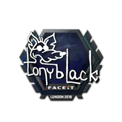 Sticker tonyblack London 2018