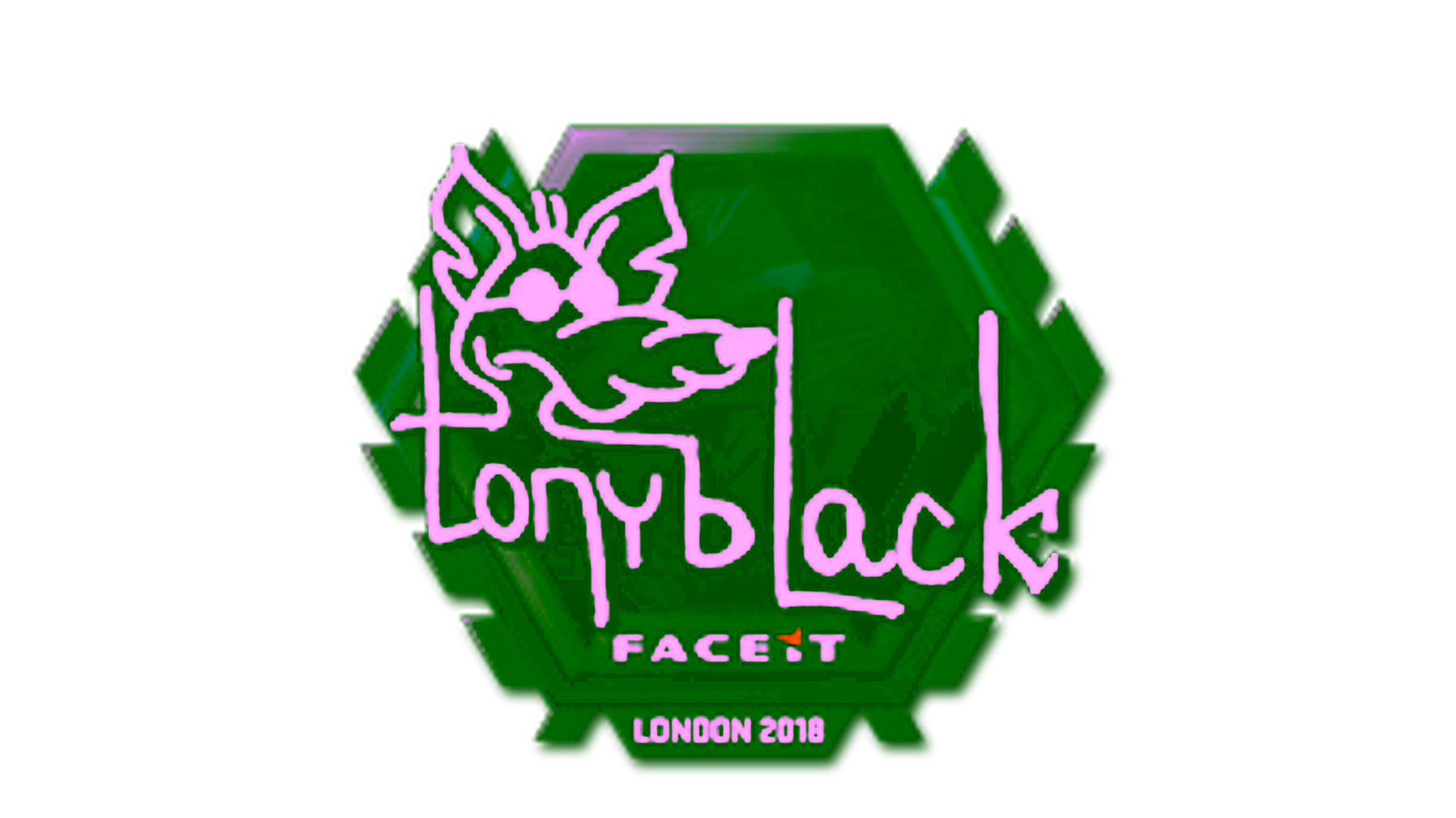 Affichage pour Sticker | tonyblack | London 2018
