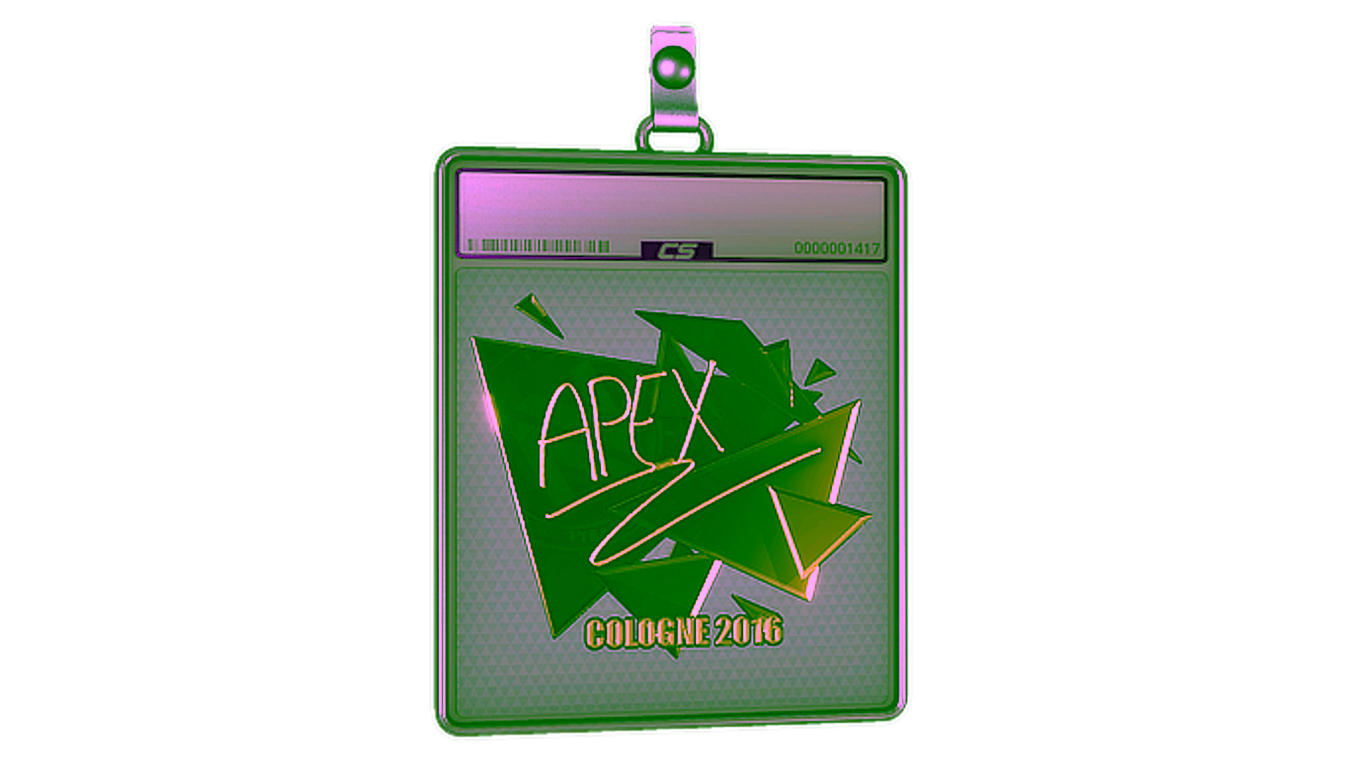 Visar för Sticker Slab | apEX (Gold) | Cologne 2016
