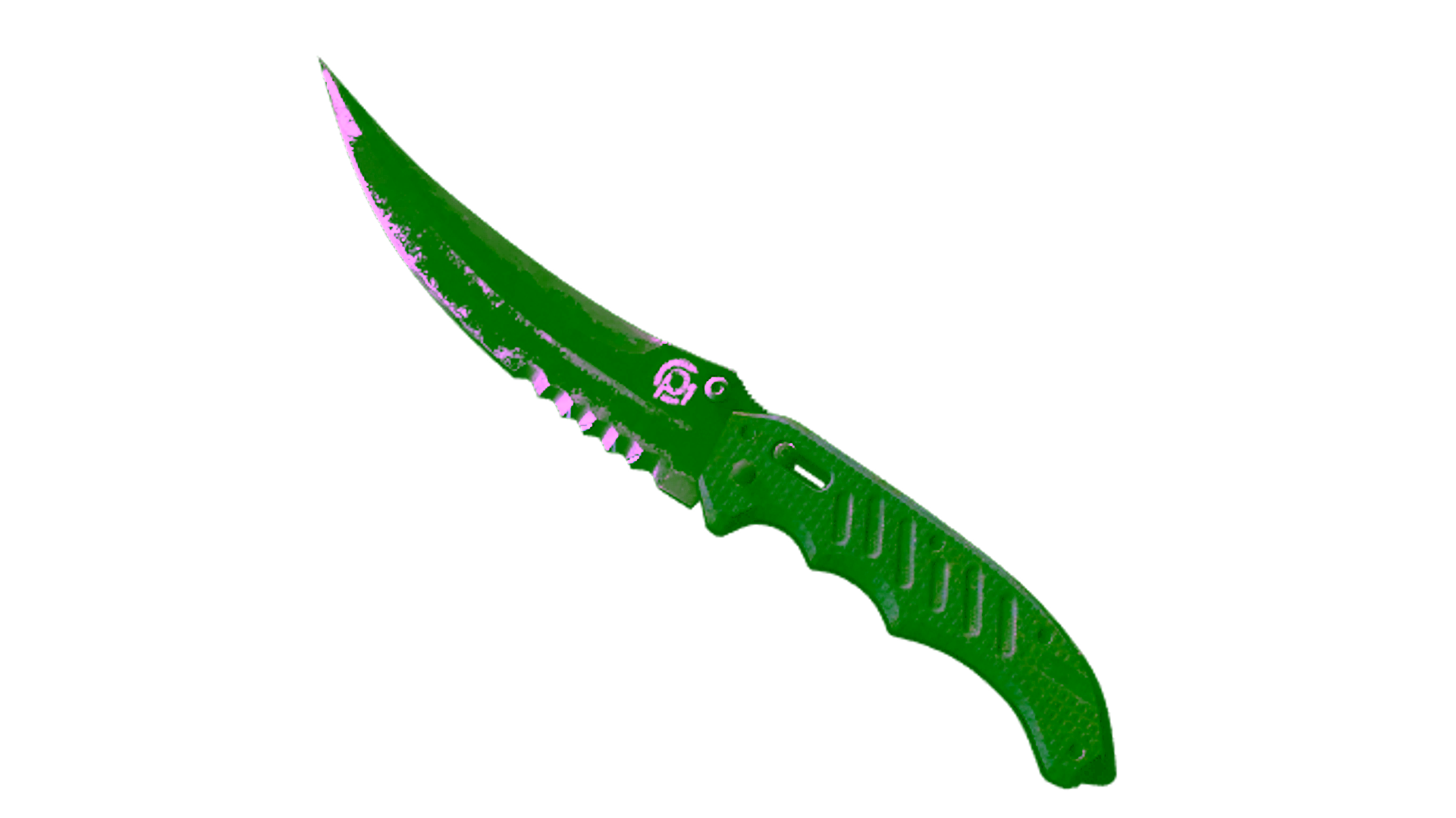 Visar för ★ StatTrak™ Flip Knife | Night (Battle-Scarred)