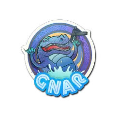 Sticker Blue Gnar