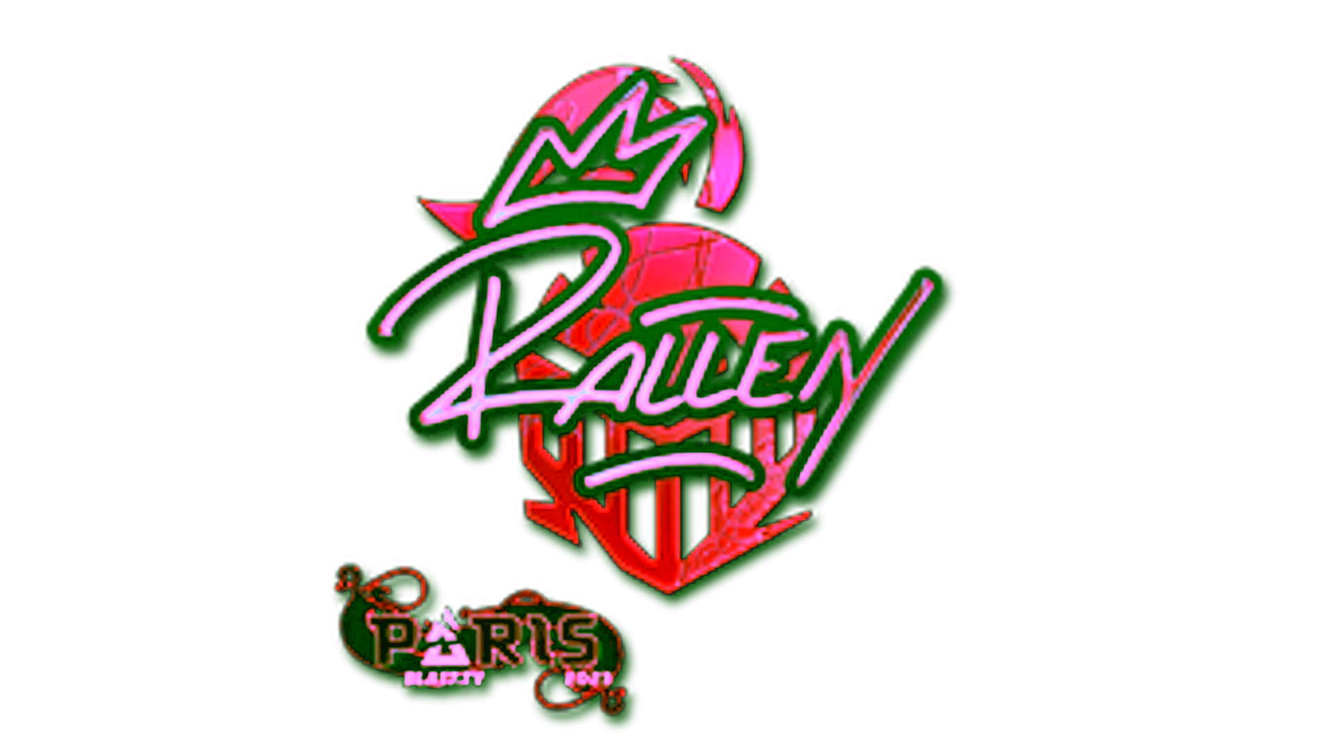 Display for Sticker | rallen (Holo) | Paris 2023