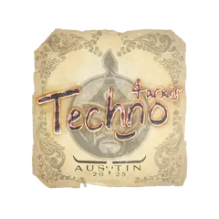 Sticker Techno4K Austin 2025