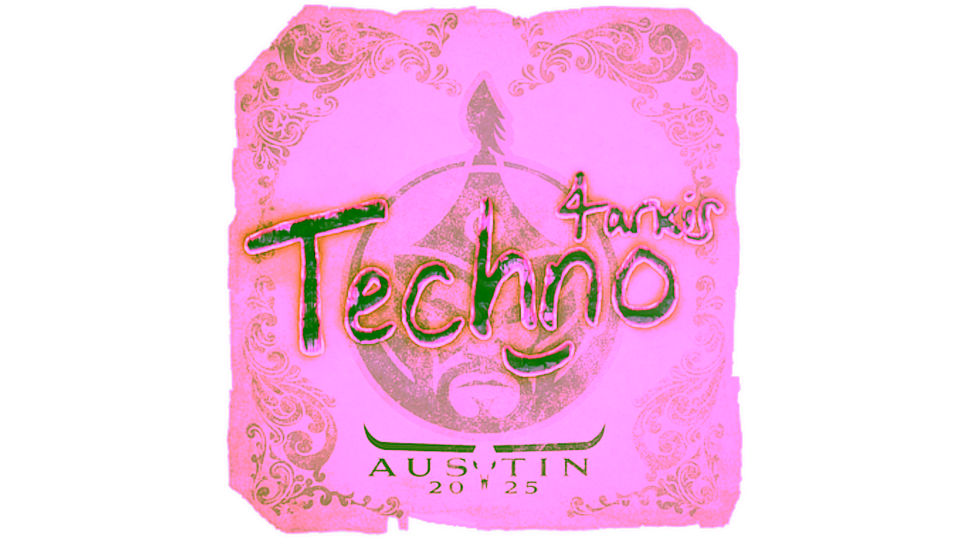 Display for Sticker | Techno4K | Austin 2025