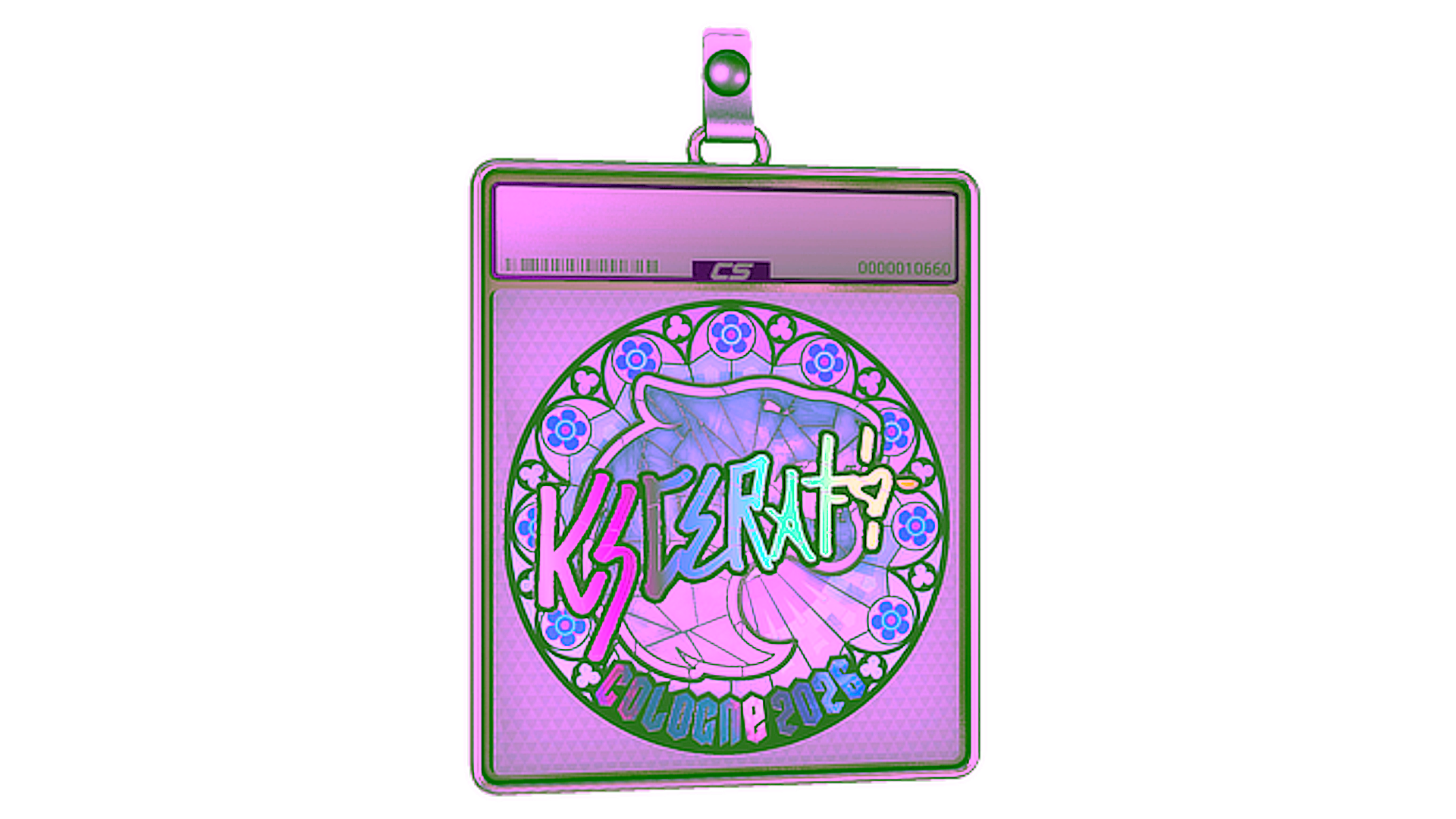 Display for Sticker Slab | KSCERATO (Holo) | Cologne 2026