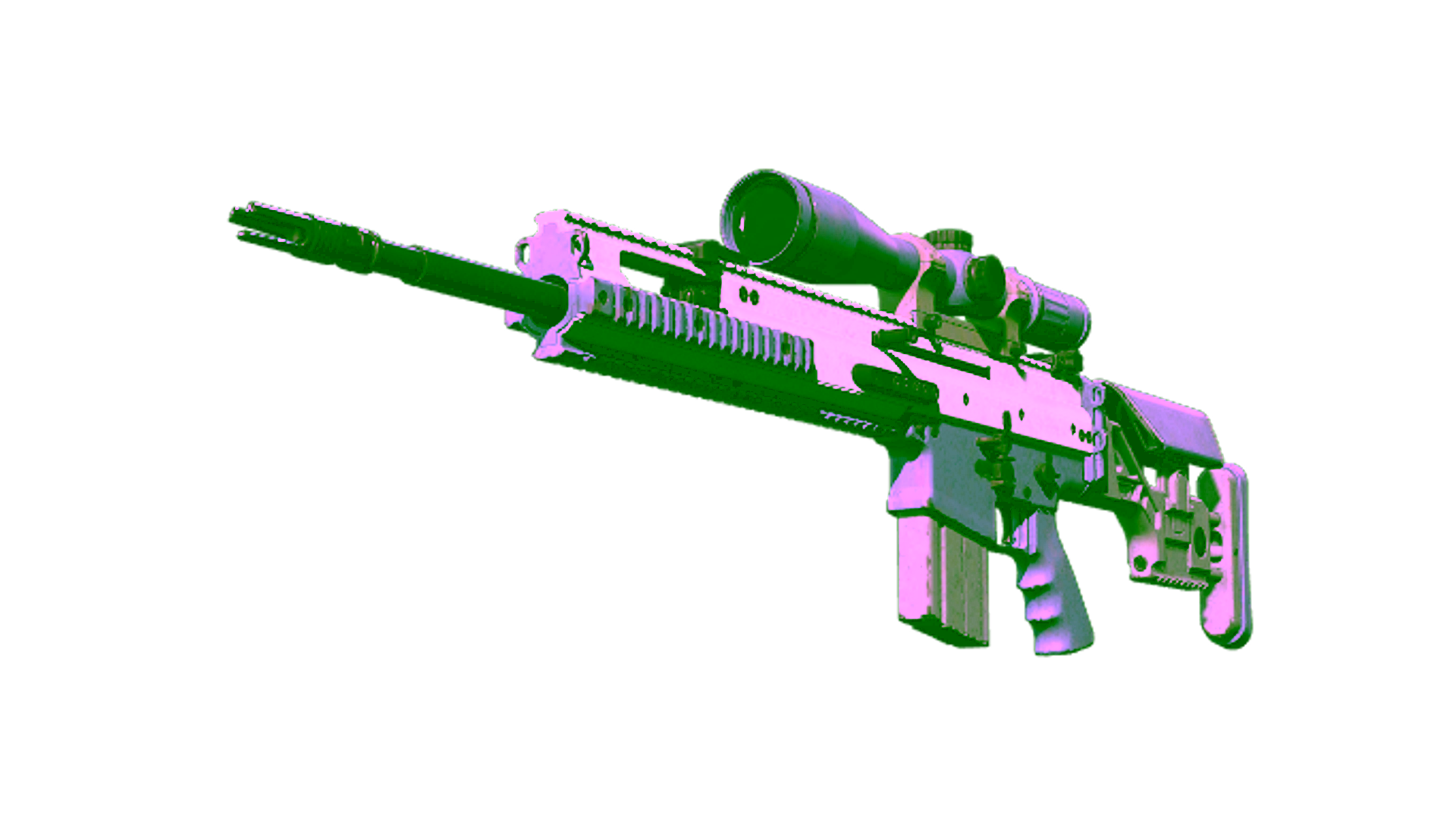 Display for Souvenir SCAR-20 | Storm (Field-Tested)