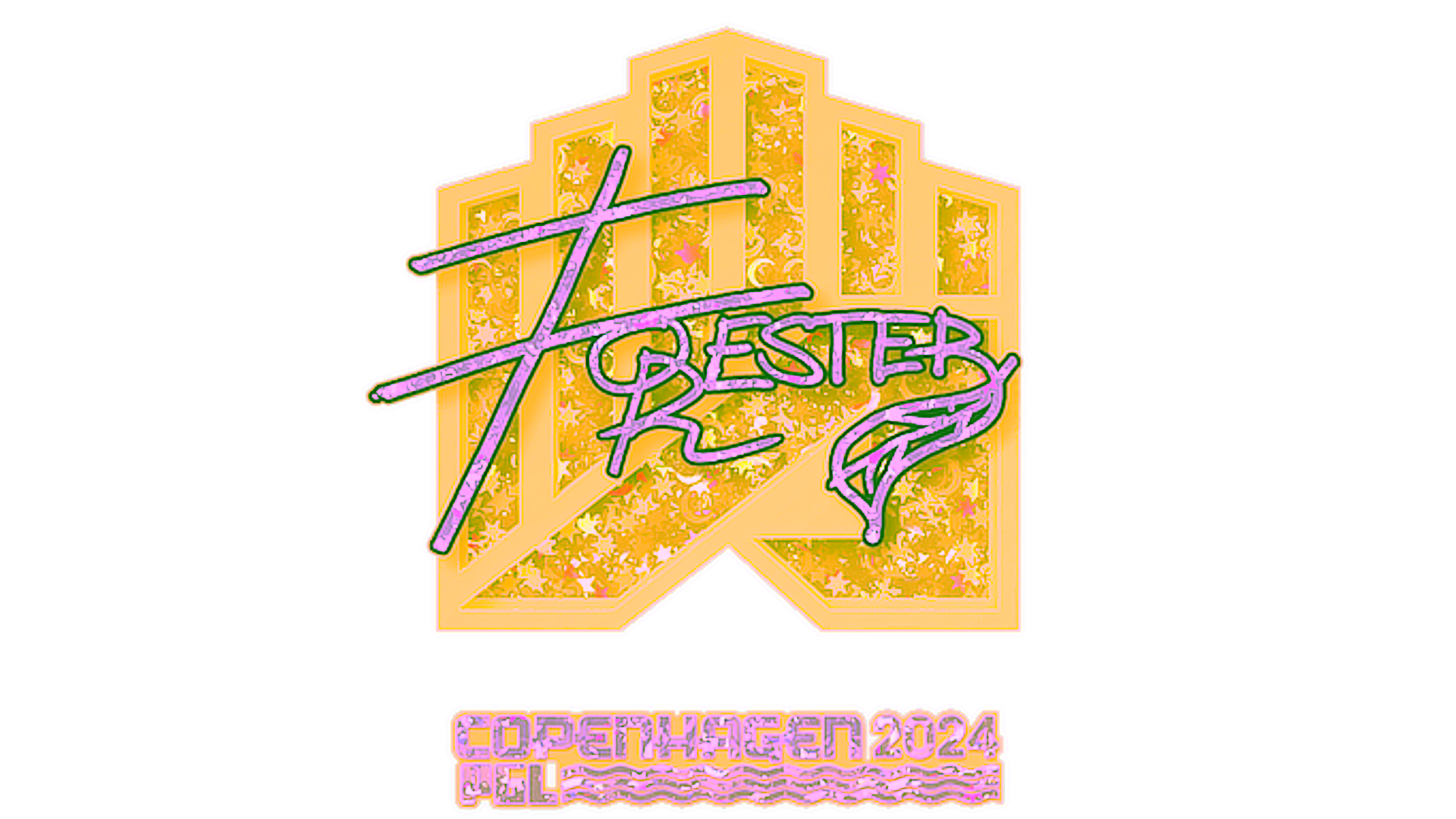 Display for Sticker | Forester (Glitter) | Copenhagen 2024