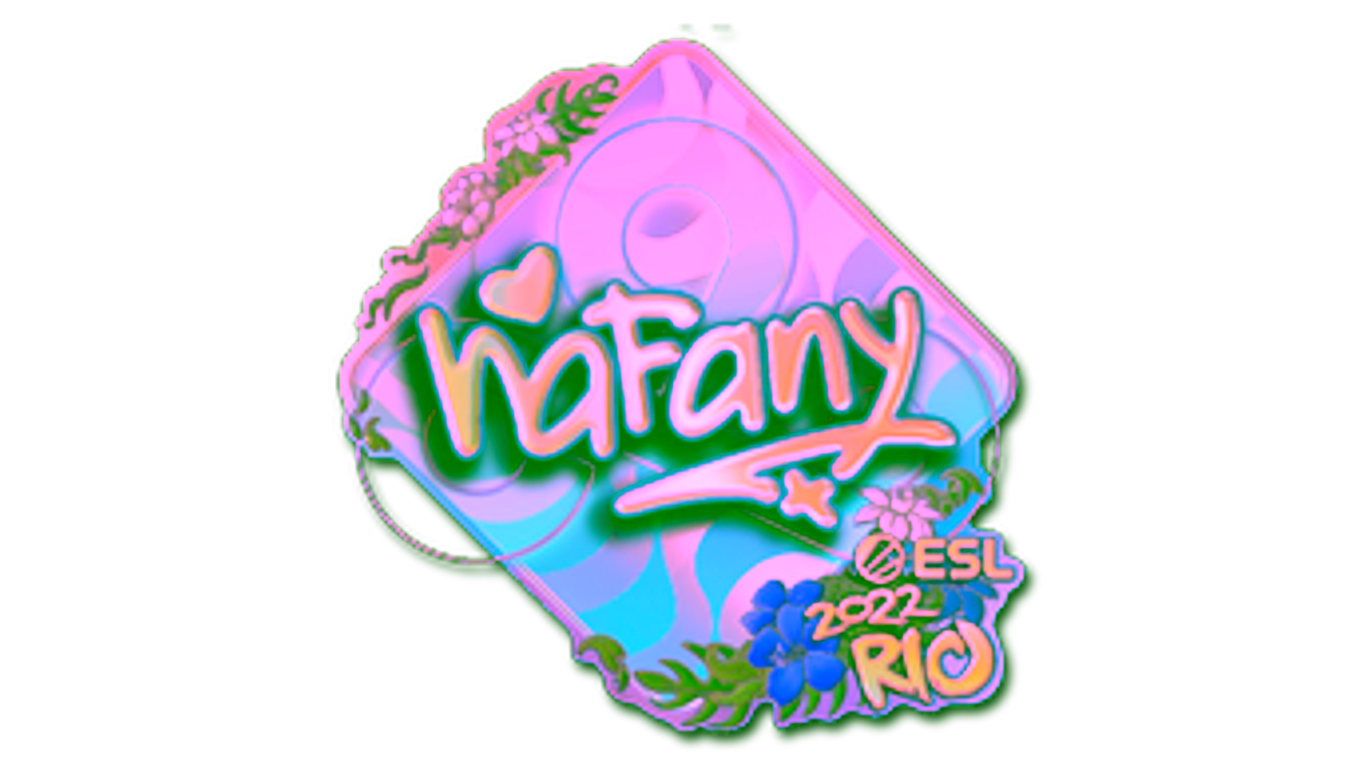 Visar för Sticker | nafany (Holo) | Rio 2022