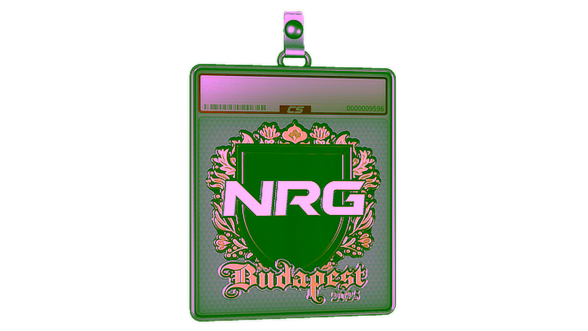 Display for Sticker Slab | NRG (Gold) | Budapest 2025