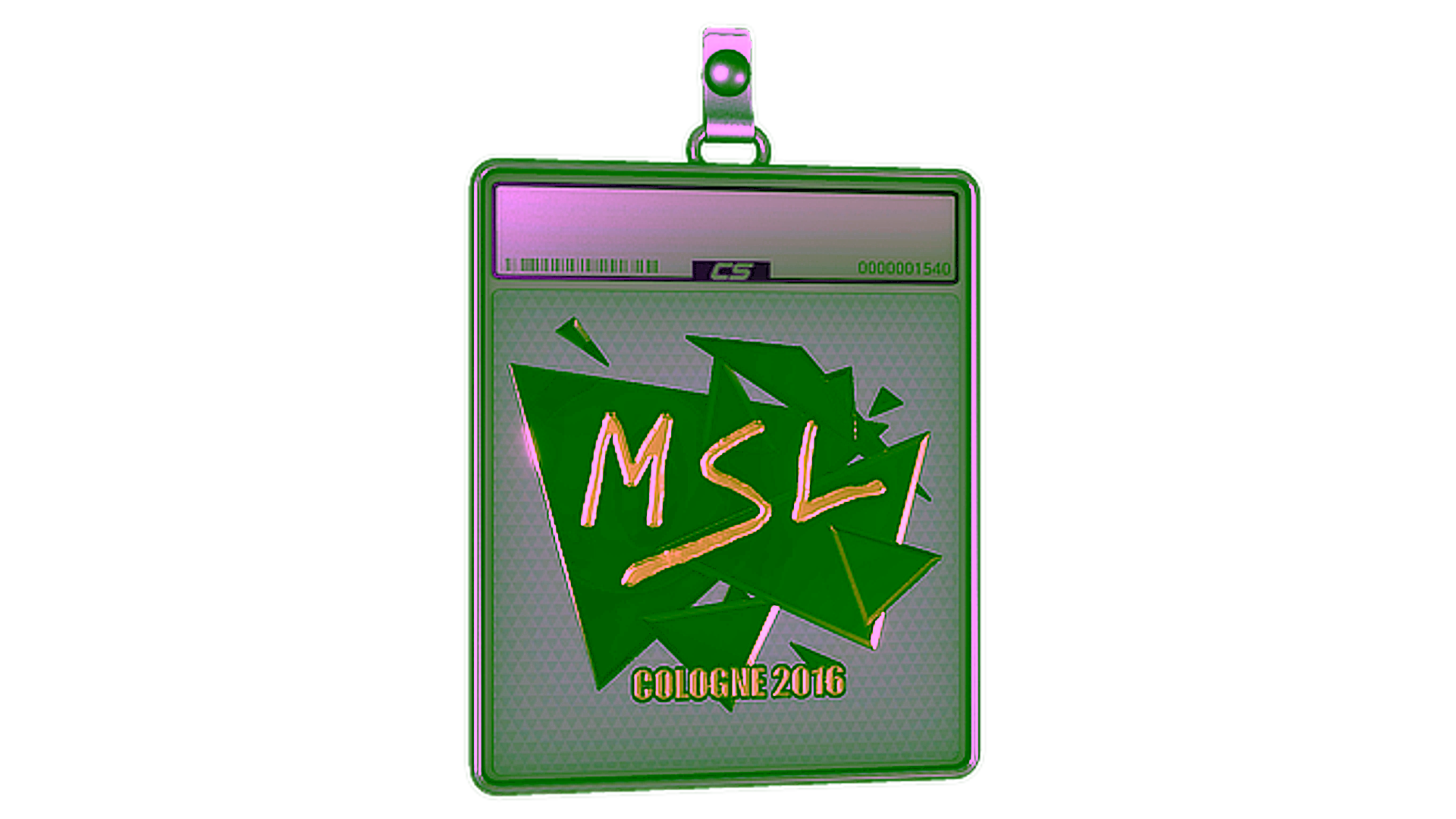 Display for Sticker Slab | MSL (Gold) | Cologne 2016