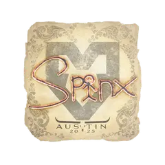Sticker Spinx Austin 2025