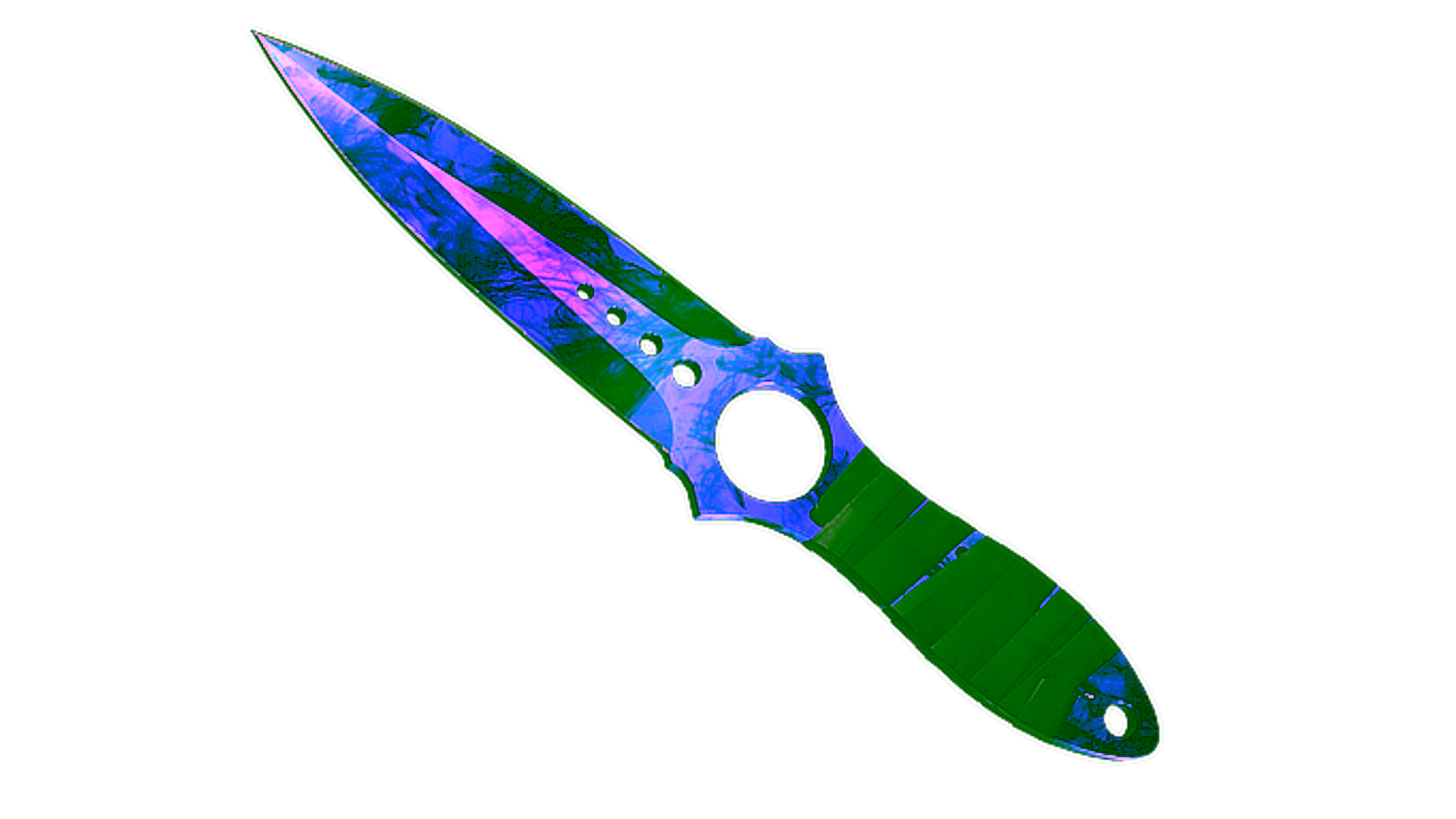 Display for ★ StatTrak™ Skeleton Knife | Doppler Sapphire (Factory New)