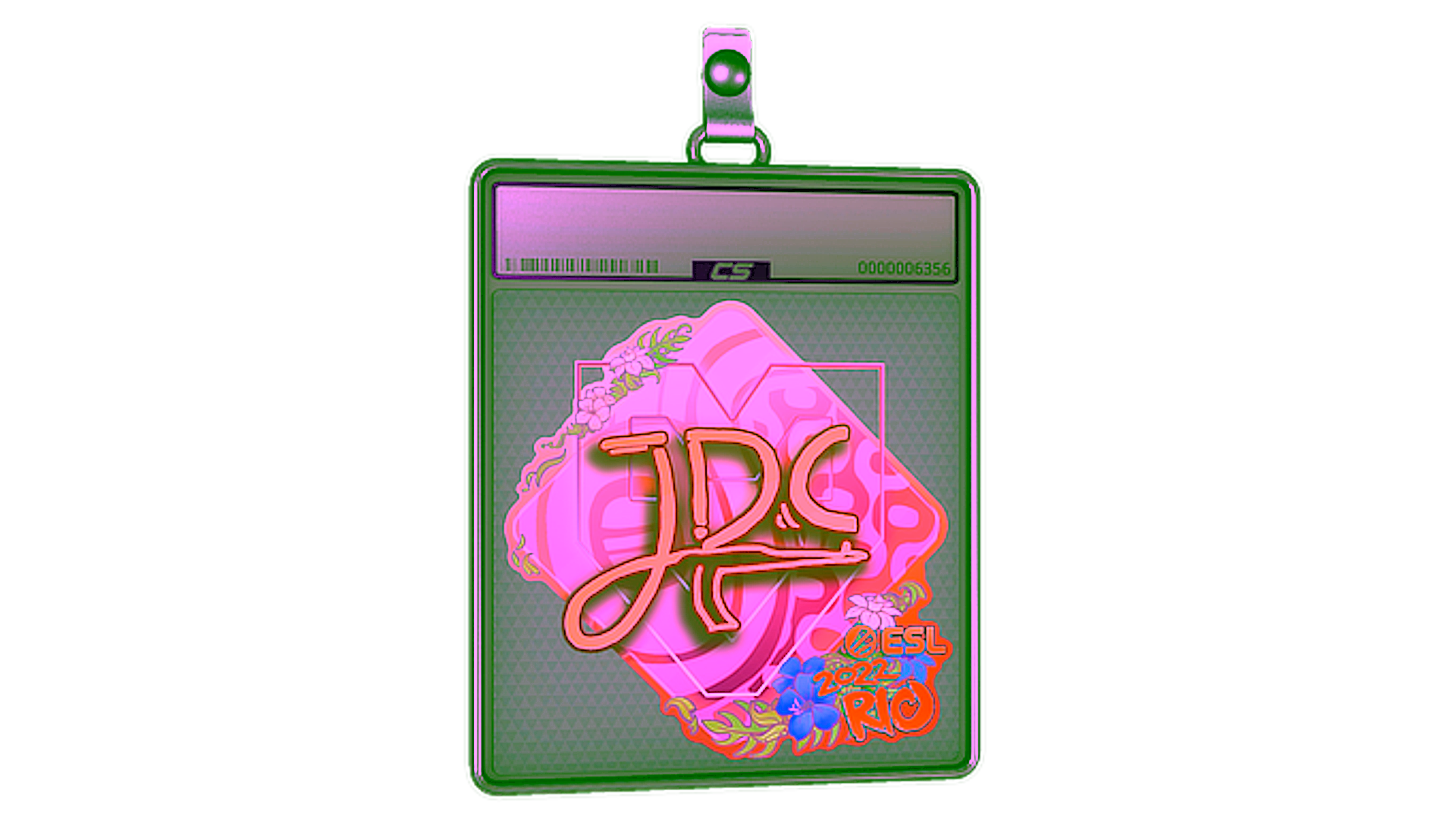 Display for Sticker Slab | JDC (Holo) | Rio 2022