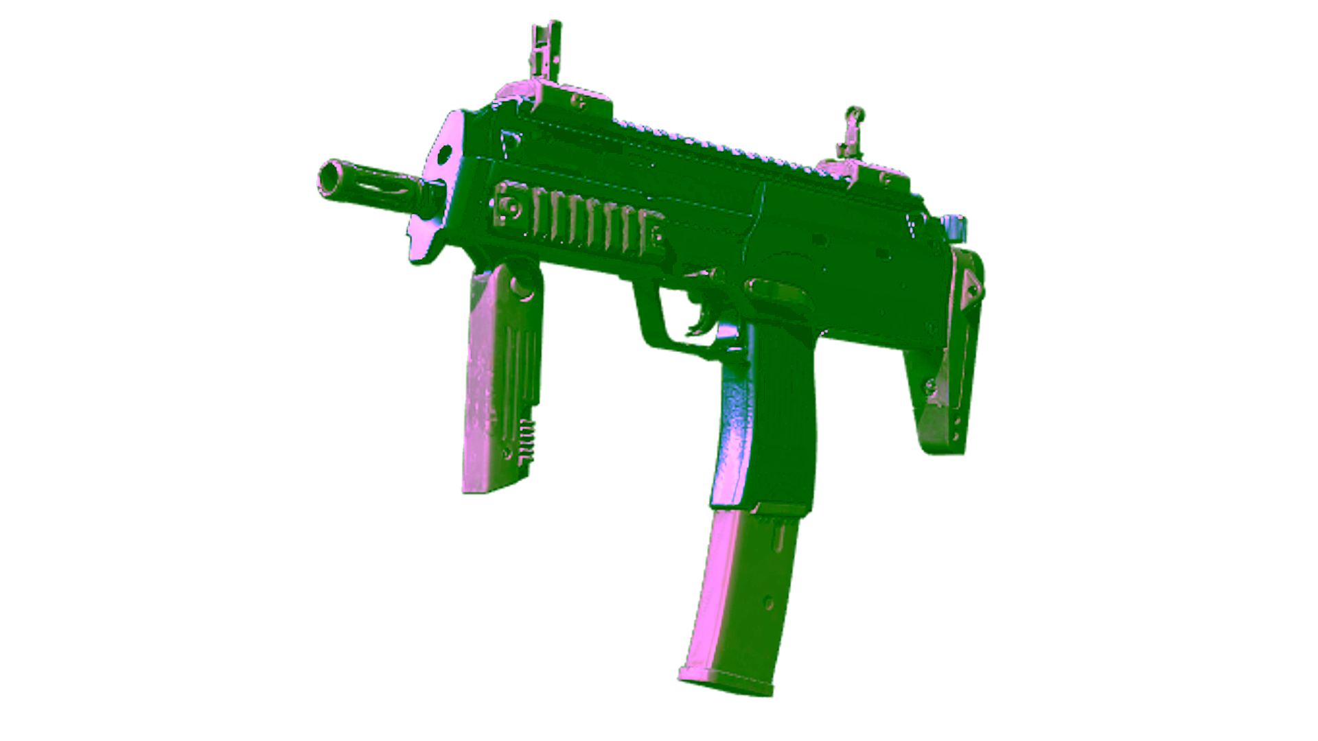 Дисплей для Souvenir MP7 | Anodized Navy (Minimal Wear)