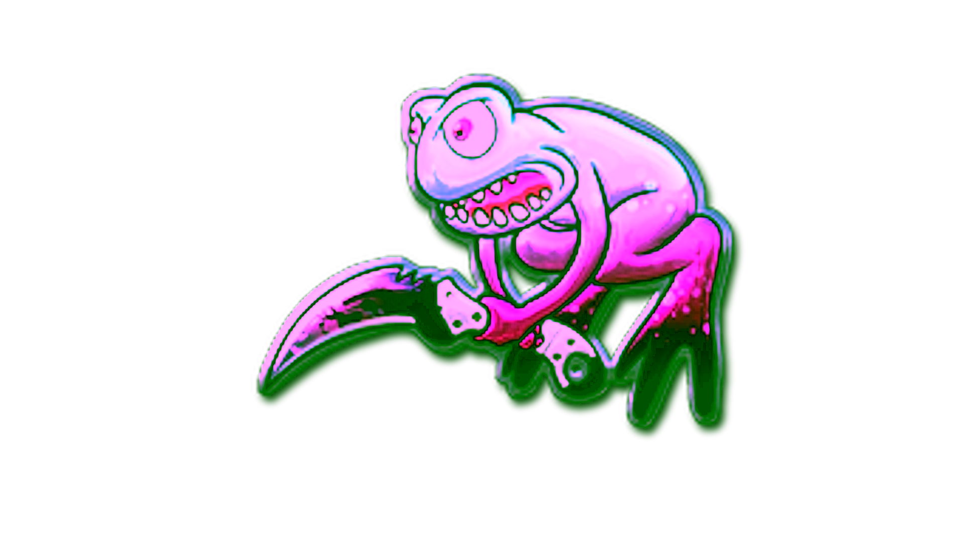 Display for Sticker | Doppler Poison Frog (Foil)