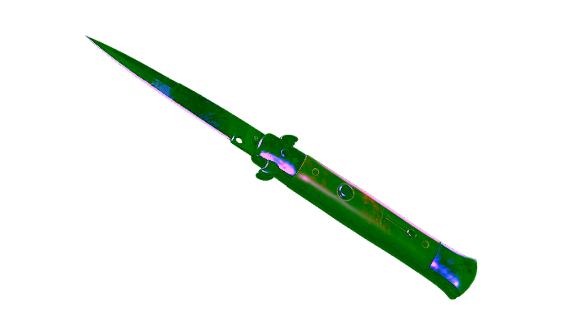 Display for ★ StatTrak™ Stiletto Knife | Doppler Phase 3 (Factory New)