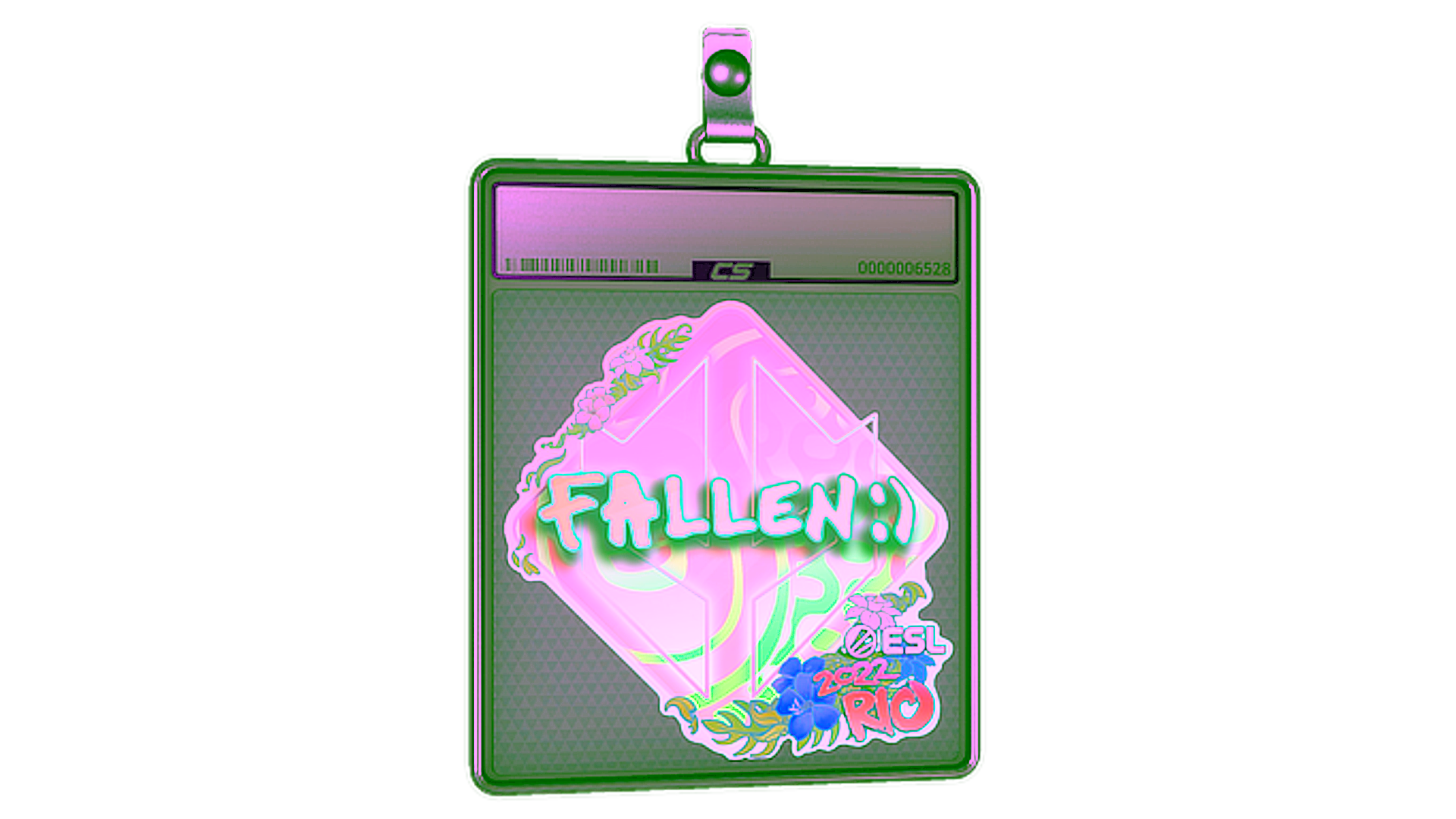 Sticker Slab | FalleN (Holo) | Rio 2022 için görüntü