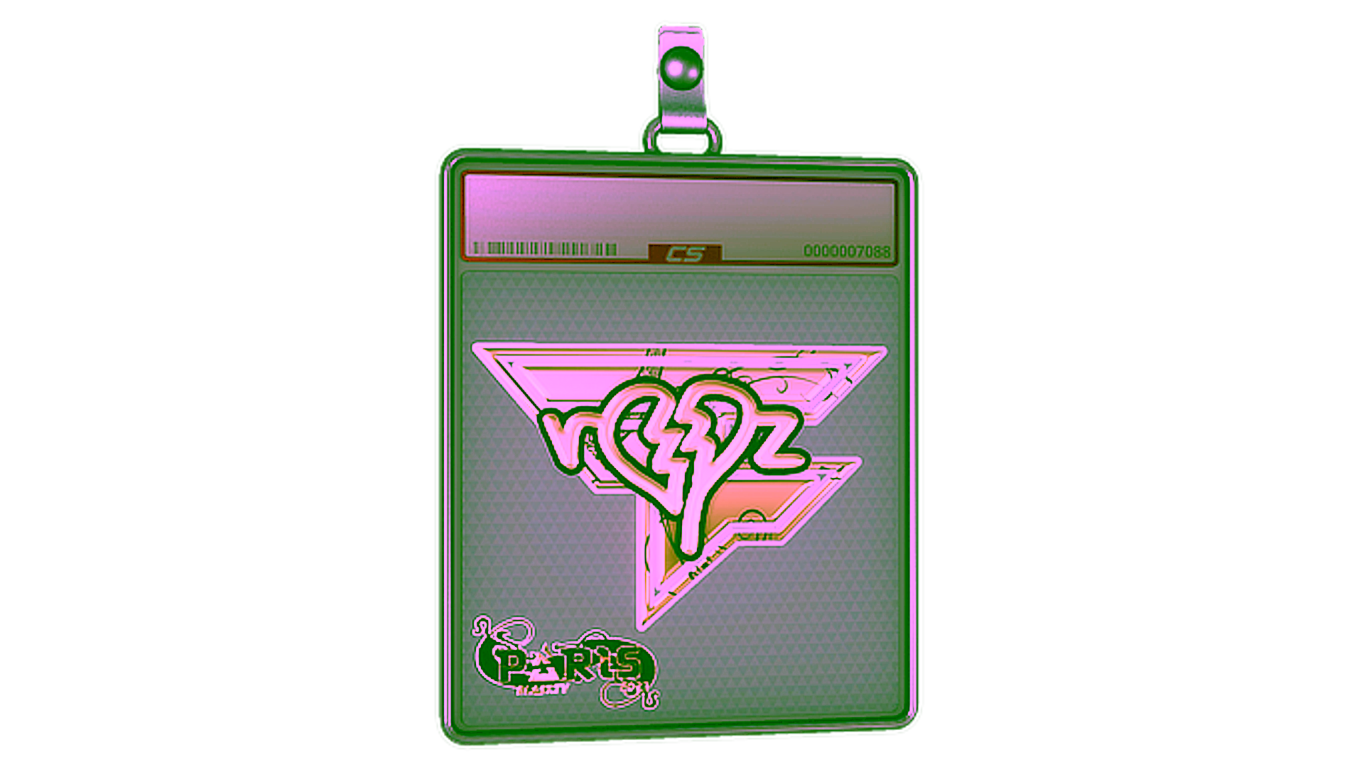 Display for Sticker Slab | ropz (Gold) | Paris 2023