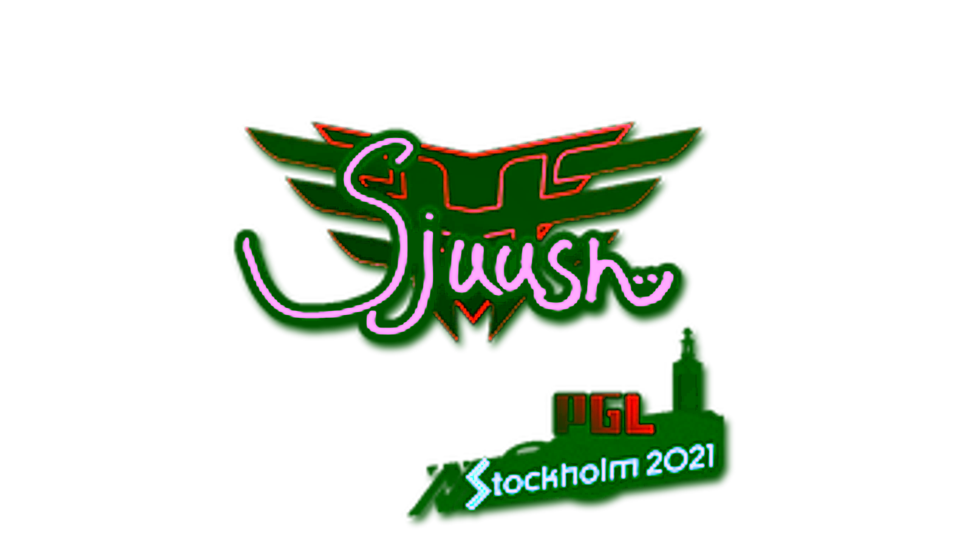 Display for Sticker | sjuush | Stockholm 2021