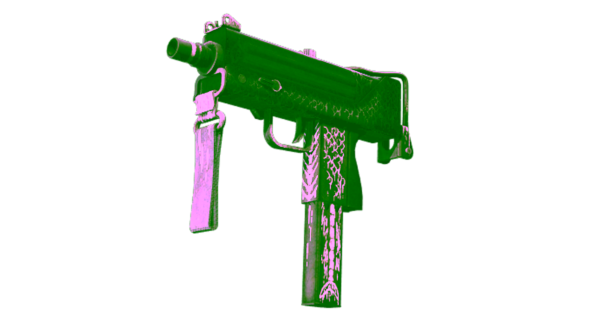 Display for MAC-10 | Whitefish (Battle-Scarred)