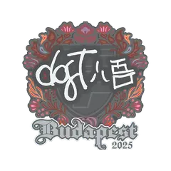 Sticker dgt Budapest 2025