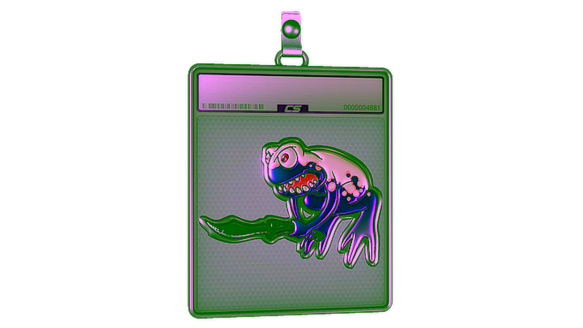 Sticker Slab | Ultraviolet Poison Frog (Foil) için görüntü